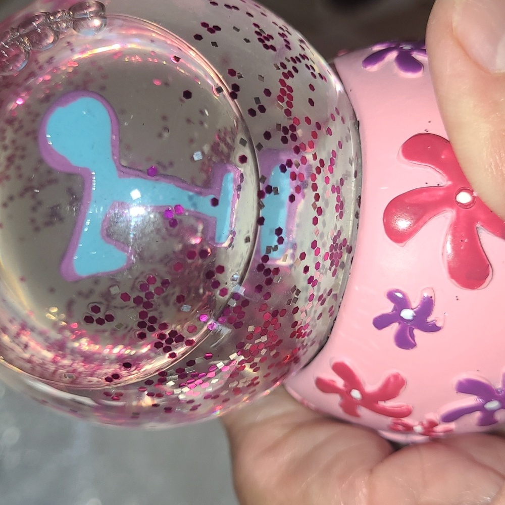 "T"  Glitter Snow Globe